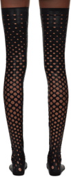FAL-ASH Black Perforated Socks