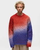 Erl Degrade Crew Neck Sweater Knit Multi - Mens - Pullovers