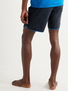 HUGO BOSS - Stretch Cotton and Modal-Blend Jersey Pyjama Shorts - Blue - S