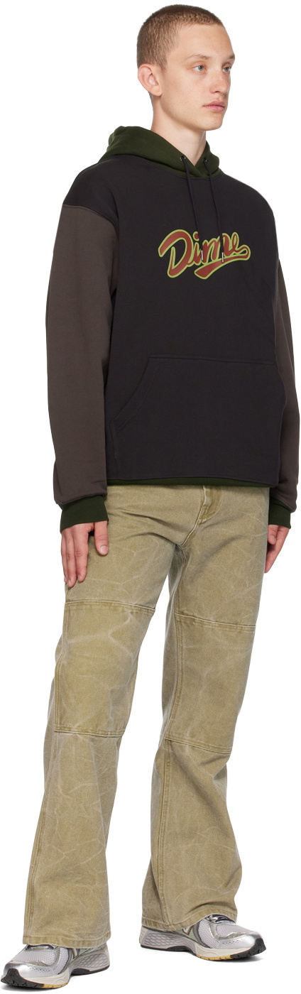 【DIME】 Team Split Hoodie Army Dime Men's Team Split Hoodie in Army Dime