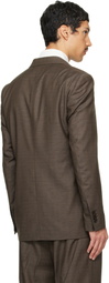 Carter Young Brown Kirk Unstructured Blazer