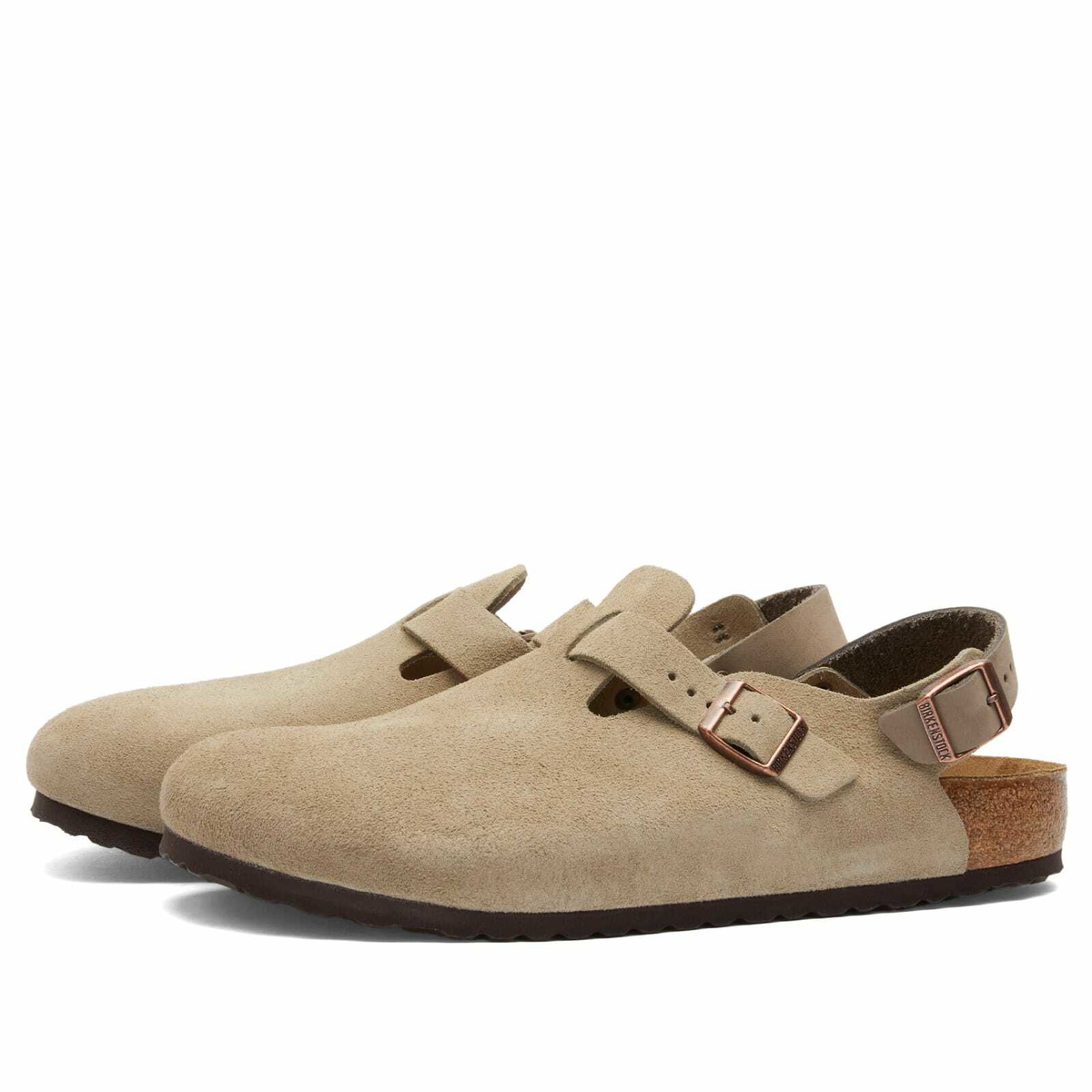 Birkenstock Tokio in Taupe Suede