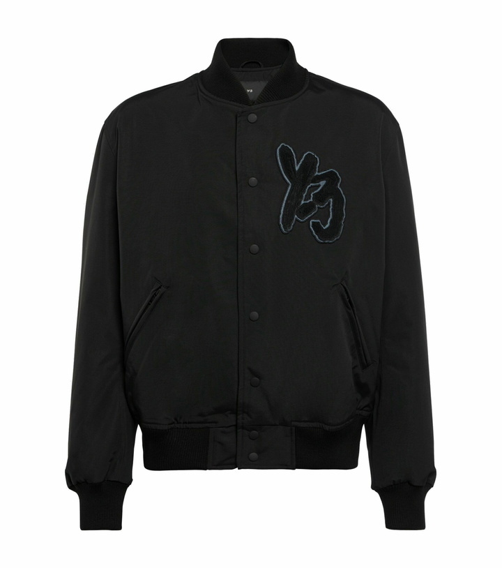 Photo: Y-3 - Logo appliqué varsity jacket