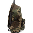 AAPE by A Bathing Ape Green and Beige Camo Backpack