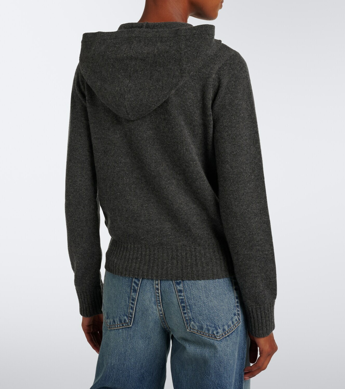 Max Mara Cashmere zip-up hoodie