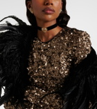 Dolce&Gabbana DG velvet choker