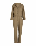 Maje Womens Jumpsuit Khaki