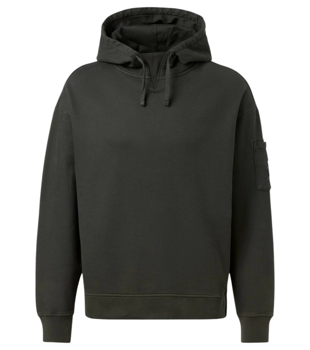 C.P. Company - Cotton-Blend Fleece Zip-Up Hoodie - Black