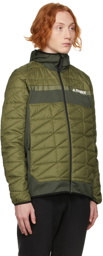 adidas Originals Green Insulated Terrex Hybrid Jacket