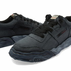 Maison MIHARA YASUHIRO Men's Parker Original Sole Over Dyed Canvas Sneakers in Black