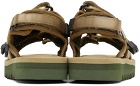 Suicoke Green ZIP-3ab Sandals
