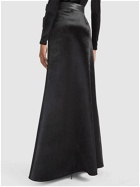 BALENCIAGA - Viscose Blend A-line Maxi Skirt