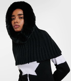 Goldbergh Naomi faux fur-trimmed ski mask