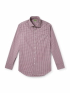 Sid Mashburn - Gingham Cotton-Poplin Shirt - Red