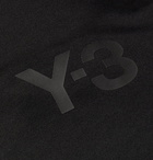 Y-3 - Logo-Print Loopback Jersey Track Jacket - Men - Black