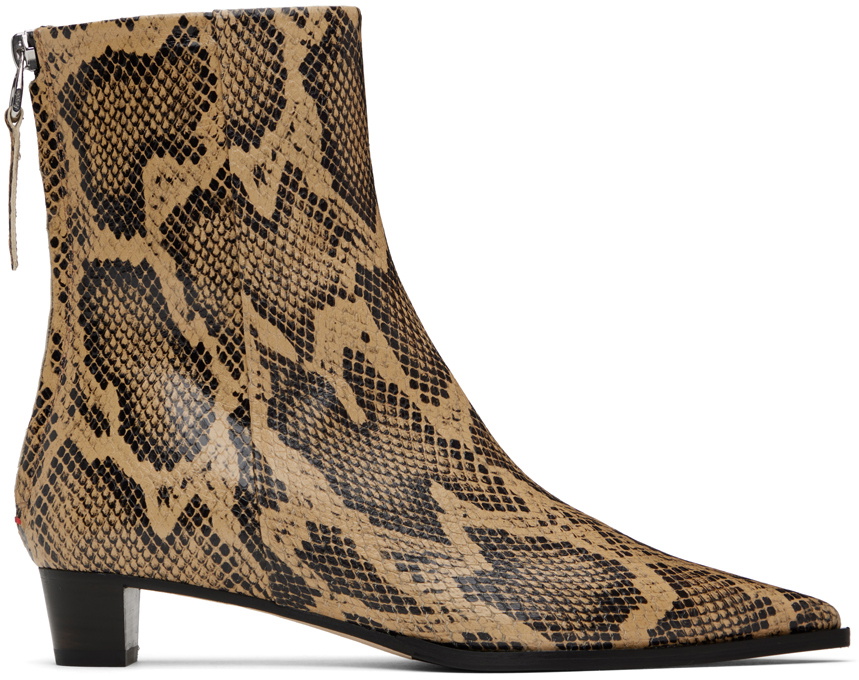 【関税込み】Aeyde ベージュ Harriet ブーツ Aeyde Beige Harriet Boots Aeyde