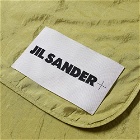 Jil Sander Men's Plus Padded Nylon Padded Scarf in Light Pastel Green