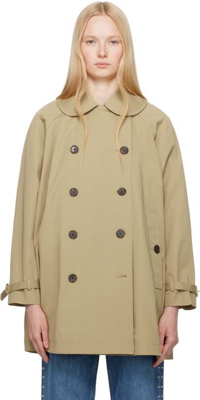 Photo: Sandy Liang Beige Huxley Trench Coat