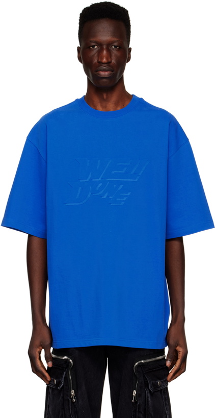 Photo: We11done Blue Cotton T-Shirt