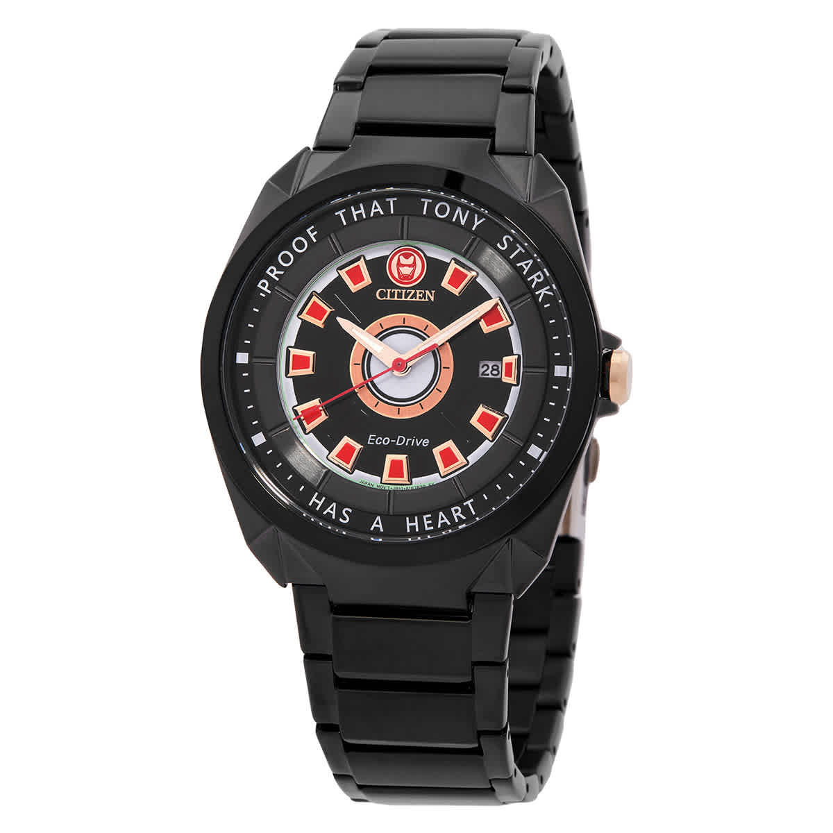 Citizen Marvel Tony Stark I Love You 3000 Mens Watch AW1019-52W