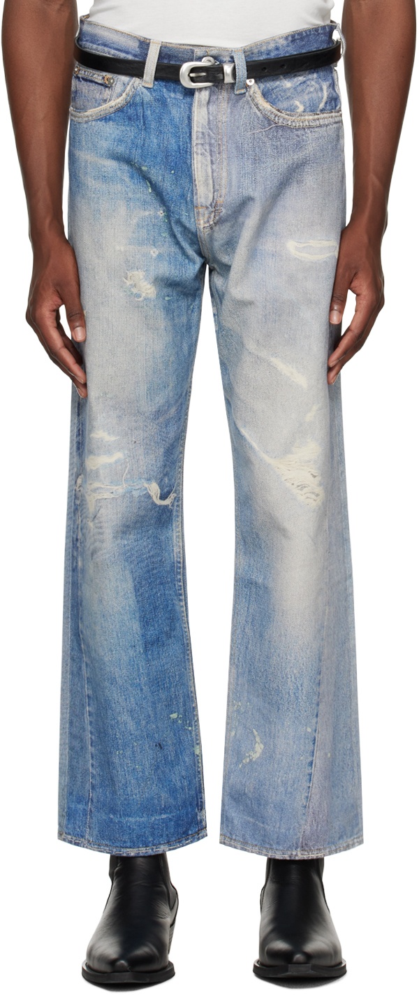 Our Legacy Blue Third Cut Jeans Our Legacy