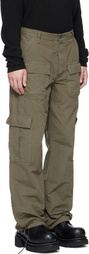 ALEXANDER DIGENOVA Green Cotton Cargo Pants