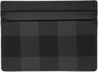 Burberry Black Check Card Holder