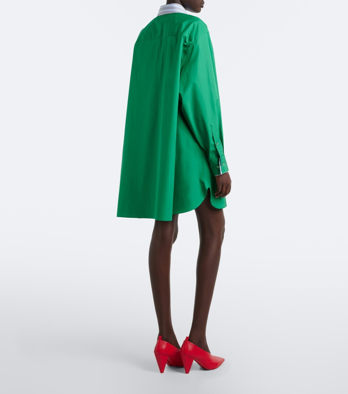 Loewe Double L cotton poplin shirt dress