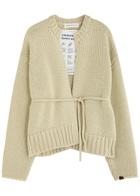 Extreme Cashmere N°384 Ginza Belted Cashmere Cardigan - Beige - One Size