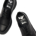 Dr. Martens Men's x MHL 1461 Shoe in Black Grained Oiled