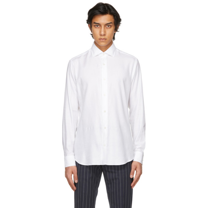 Photo: Z Zegna White Tencel Shirt