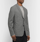 Paul Smith - Black Soho Slim-Fit Prince of Wales Checked Stretch-Cotton Seersucker Suit Jacket - Black