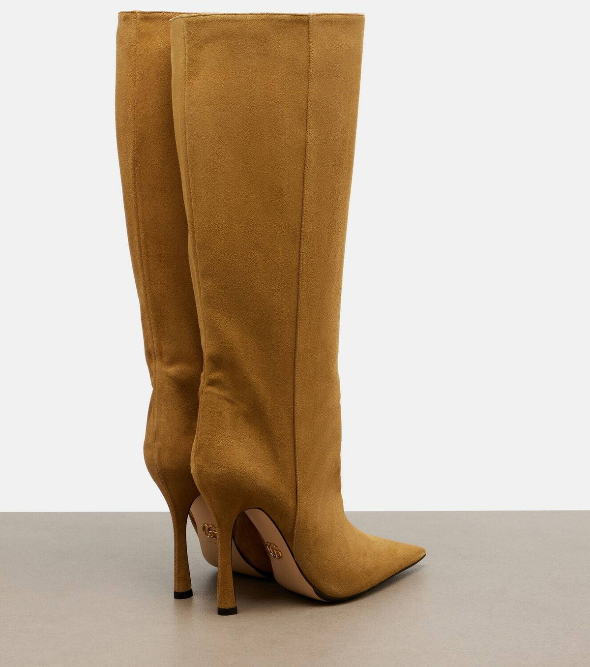 Gucci Naomi suede knee-high boots