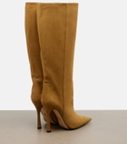 Gucci Naomi suede knee-high boots