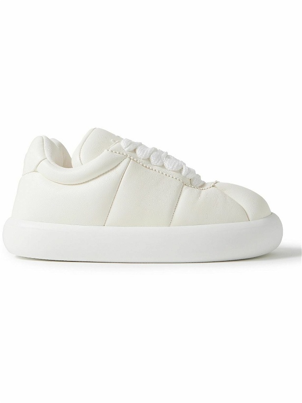 Photo: Marni - Bigfoot 2.0 Logo-Embossed Padded Quilted Leather Sneakers - White