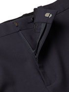 Theory - Mayer Slim-Fit Stretch-Wool Trousers - Blue