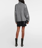 Dorothee Schumacher Sequined wool and cashmere-turtleneck sweater