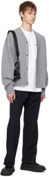 JACQUEMUS Gray Les Classiques 'Le cardigan boutonné' Cardigan