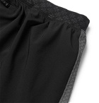 Under Armour - UA Rush Slim-Fit Layered Stretch-Shell Shorts - Black