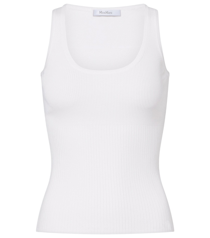 Photo: Max Mara Ribbed-knit tank top