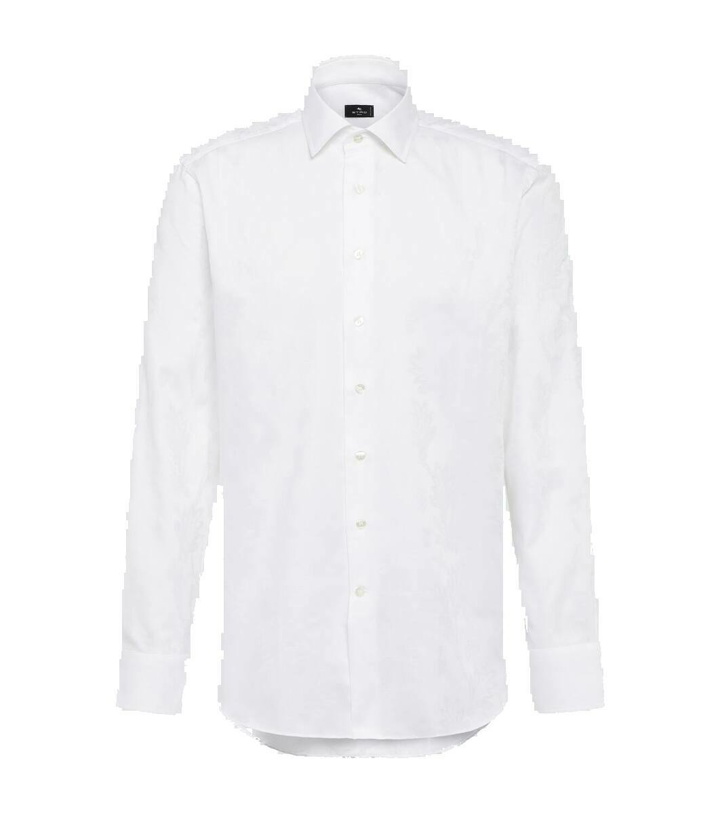 Photo: Etro Paisley jacquard cotton shirt