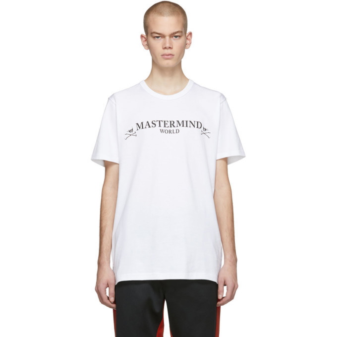 mastermind WORLD White Logo T-Shirt MASTERMIND WORLD