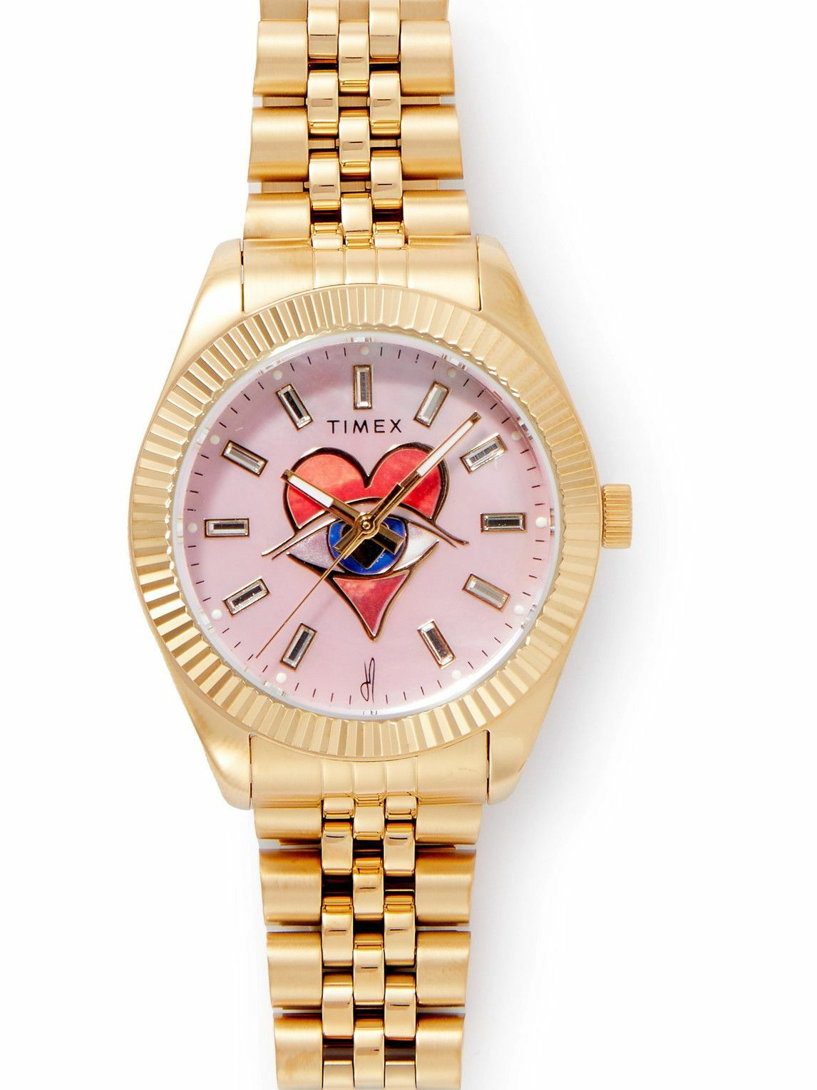 Photo: Timex - Jacquie Aiche 36mm Gold-Tone Watch