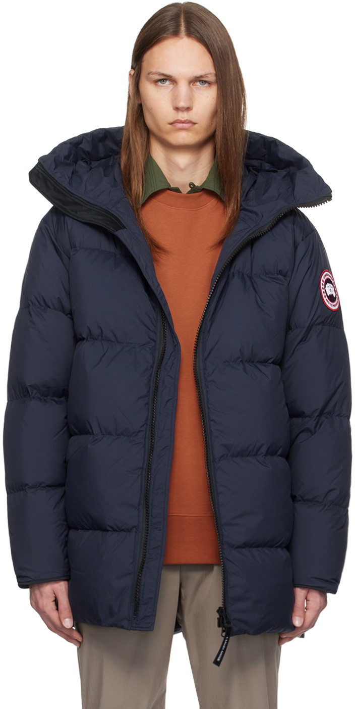 Canada Goose Navy Lawrence Down Jacket