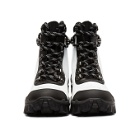 Moncler White and Black Helis Boots