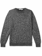 Inis Meáin - Alpaca, Merino Wool, Cashmere and Silk-Blend Sweater - Gray