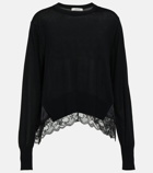 Dorothee Schumacher Lace-trimmed wool sweater