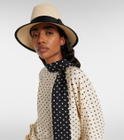 Valentino VLogo straw Panama hat