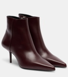 Max Mara Lightbootie 65 leather ankle boots