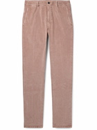 Incotex - Straight-Leg Cotton-Blend Corduory Trousers - Pink